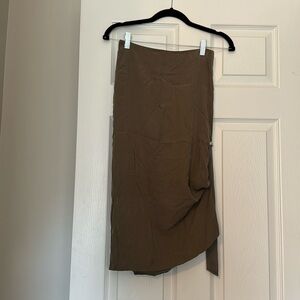 Trouvé olive skirt